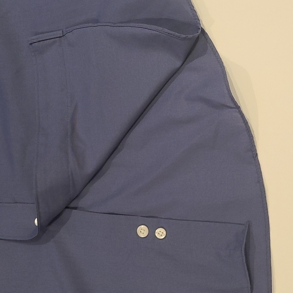 DAVID Taylor Blue Casual Button Down Dress Shirt - Picture 3 of 7